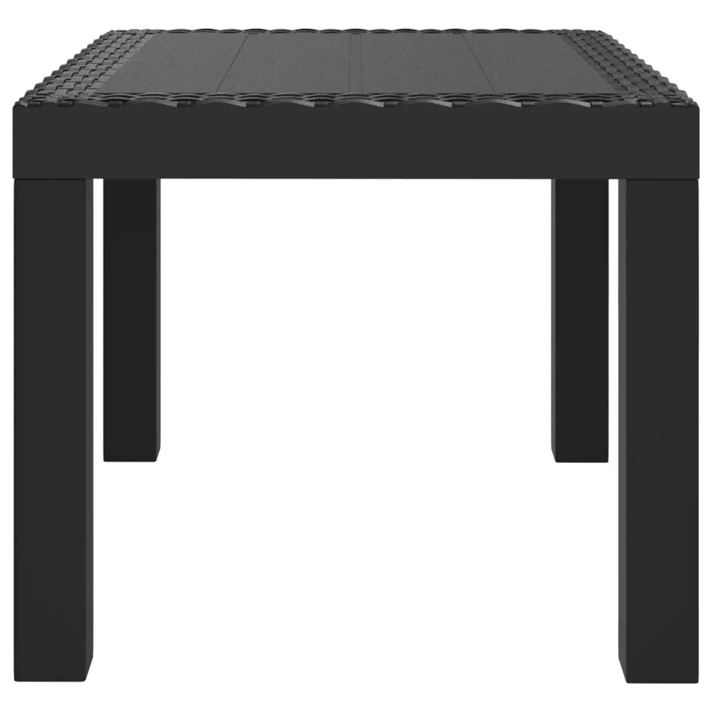 Tavolo da Giardino Antracite 59x47x40 cm in PP 364727