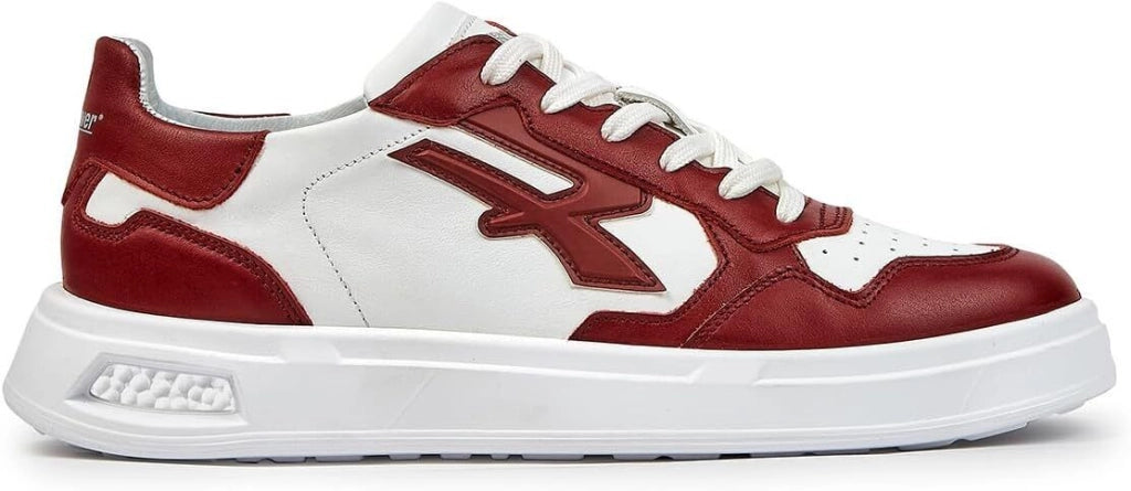 U-Power 0UB20099 Urban Scarlett Sneakers Basse in Pelle Suola Antiscivolo Tecnologia Infinergy colore Bianco con Inserti Rossi