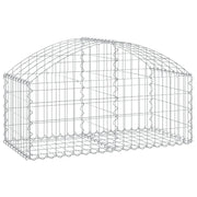 Cesto Gabbione ad Arco 100x50x40/60 cm Ferro Zincato