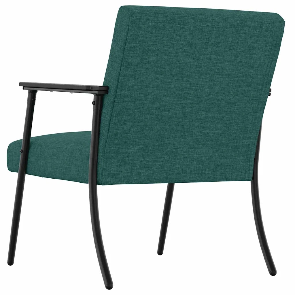 poltrona Verde Scuro Tessuto