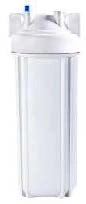 CORPO FILTRO PUREFER CON VALVOLA 10" TR T Standard BIANCO Misura 3/4