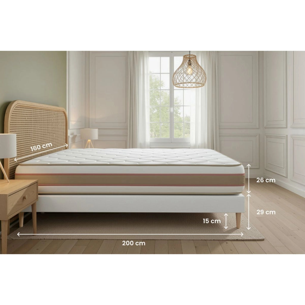 Set materasso e base 160x200 cm - Le Délicat