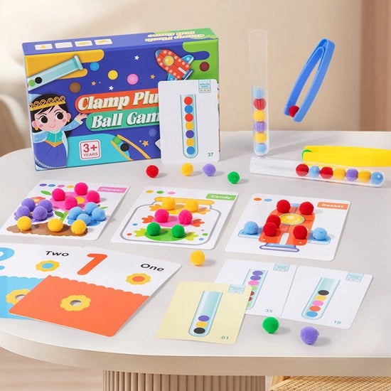 Giocattoli per bambini, un gioco di colori per bambini, un giocattolo educativo per bambini con reattori per colori che si combinano.