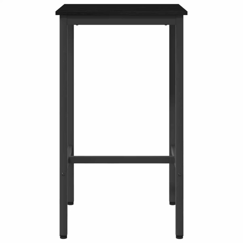 Tavolo da bar 52 x 52 x 90 cm Legno ingegnerizzato Rovere Nero 8006121