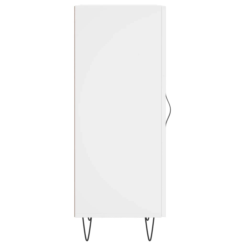 Buffet credenza cassettiera mobiletto mobile contenitore organizer per cucina soggiorno salotto 34,5 x 34 x 90 cm legno ingegnerizzato bianco 02_0030272