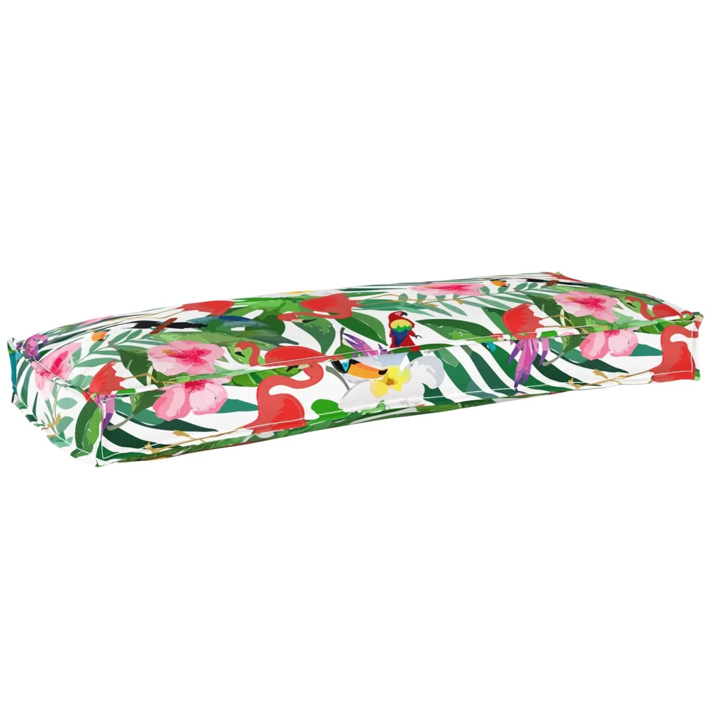 Cuscino Floreale Multicolore 100 x 40 x 8 cm Tessuto Oxford 42001627