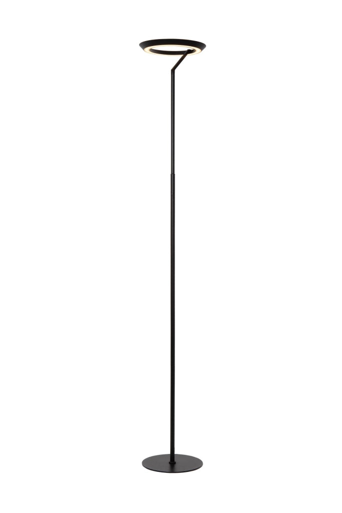 Lampada da terra LED CELESTE nera metallo Lucide