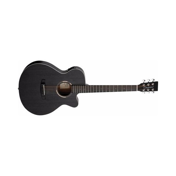 Chitarra acustica tanglewood blackbird twbb sfce smokestack black sati - 0819907021427