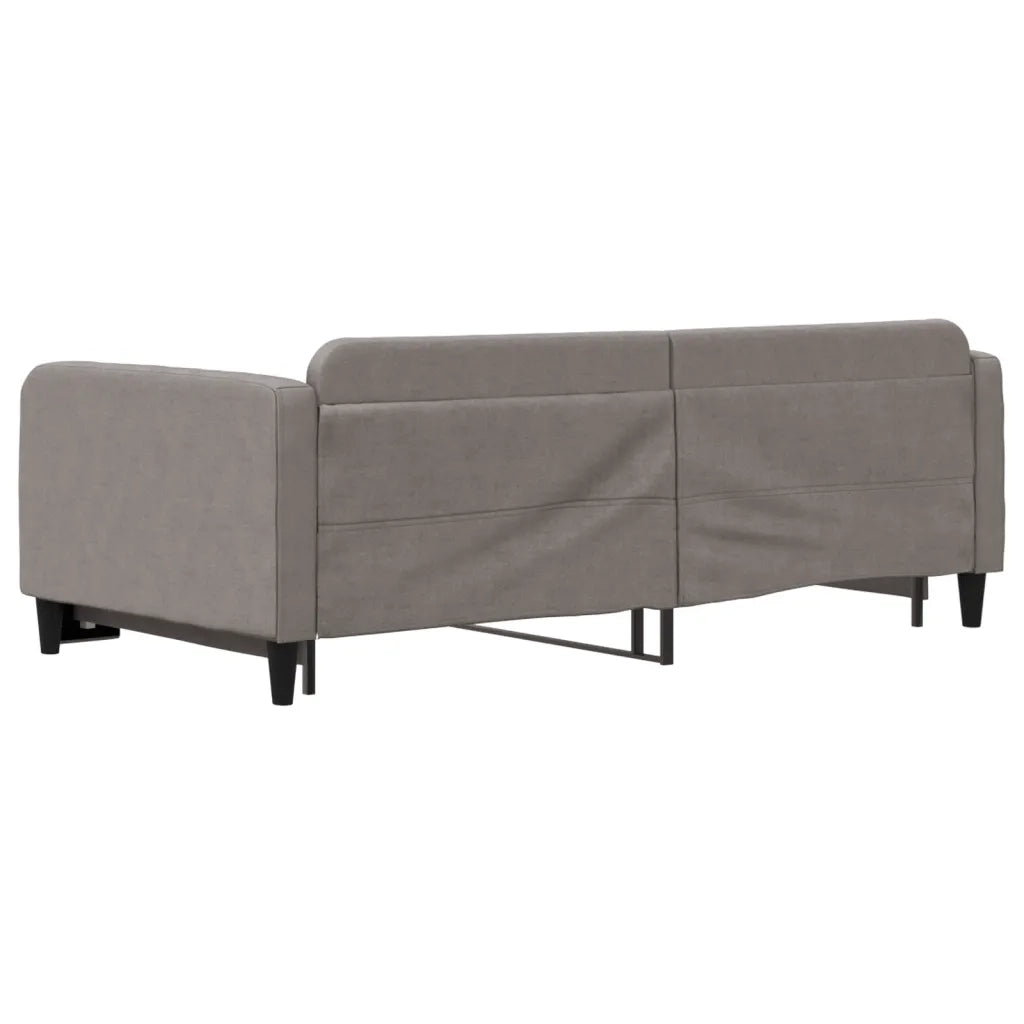 Divano Letto con Letto Estraibile-Sofa Letto-Daybed Tortora 100x200 cm in Tessuto 415896