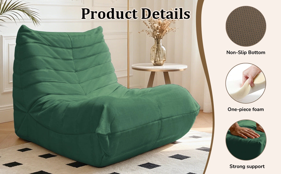 Poltrona a Pavimento Divano Lazy ¨C MINIMAL ¨C Schiuma ad Alta Densit¨¤, Relax