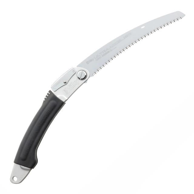 Silky 446-24 Ultra Accel Curve Sega da Potatura Richiudibile lama curva 24 cm 7.5 denti Acciaio Giapponese colore Rosso