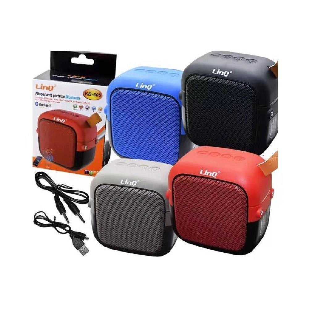 Trade Shop - Cassa Altoparlante Speaker Bluetooth Lettore Tf Radio Fm Usb Portatile Kb-605 -