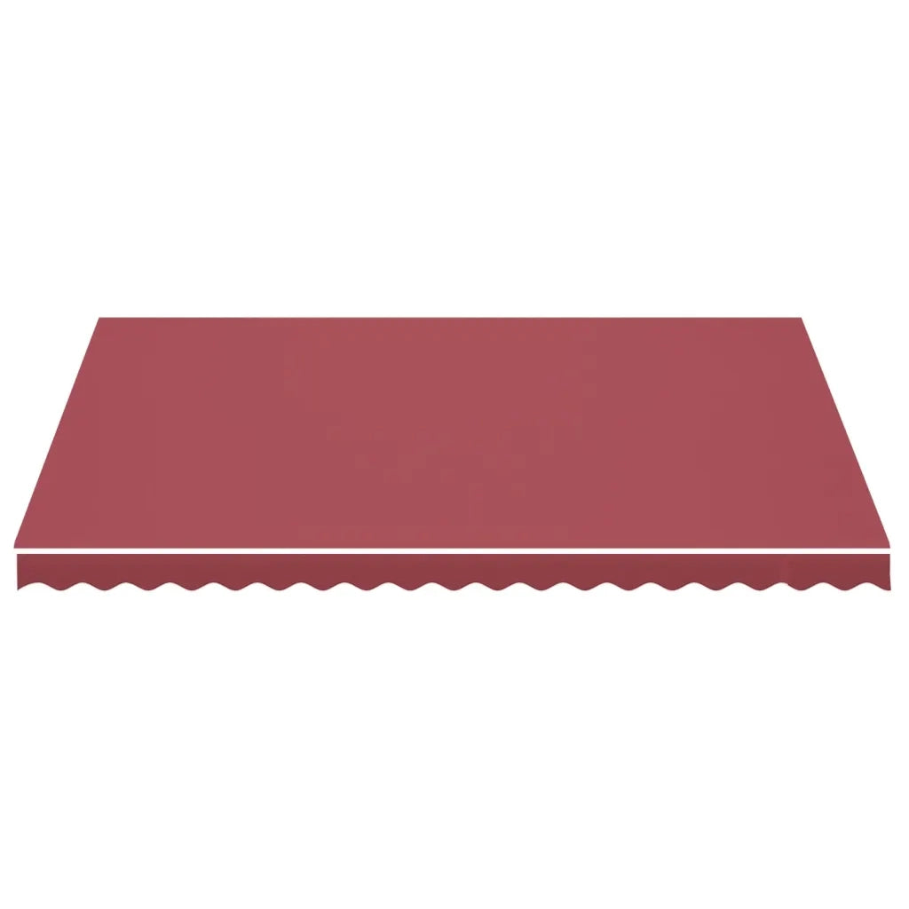 Tessuto di Ricambio per Tenda da Sole Rosso Borgogna 4,5x3,5 m 311970