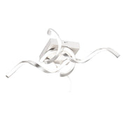 INTRECCIO - Plafoniera LED 40W 3000K Bianco Opaco IP20, Design Moderno per Interni - Rossini Group - Lampada a Soffitto per Ambienti Residenziali