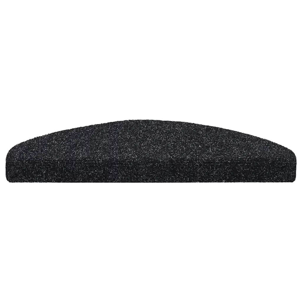 Tappetini per scale autoadesivi 20 pz | Gradini per Scale 65x21x4 cm neri semicircolari grandi