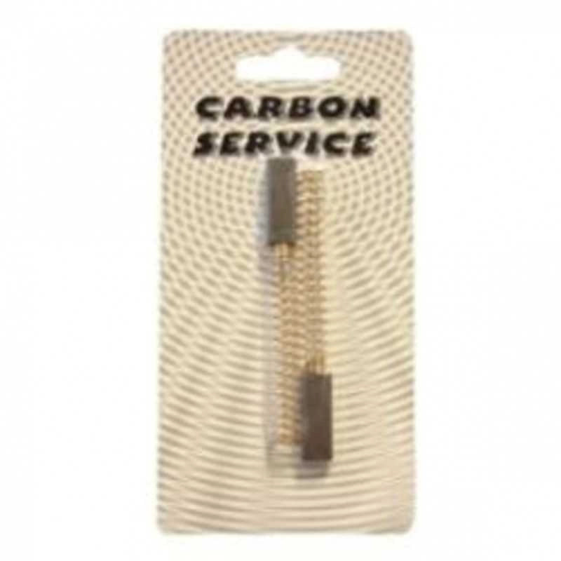 Blister da 2 carboncini 5 x 4 x 10 mm con molle per Utensili vari - UNIVERSALE