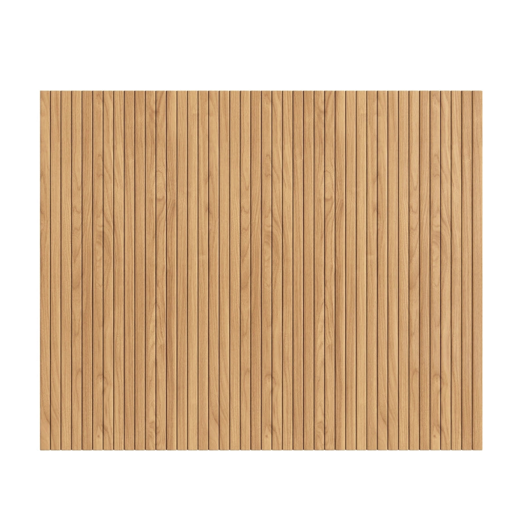 Tavolo da pranzo allungabile, con ripiano portaoggetti, piano rinforzato, in MDF, color legno naturale