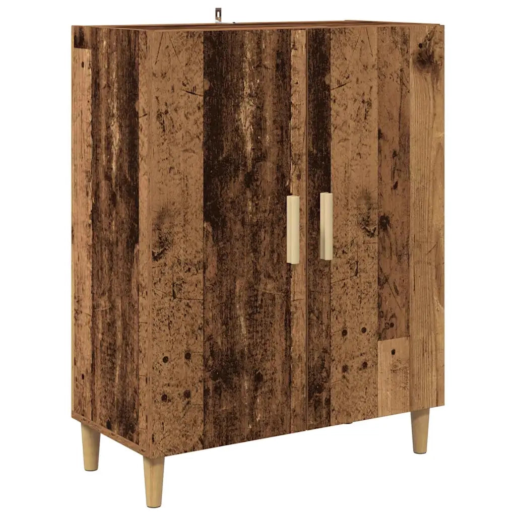 Credenza-Buffet-Armadio da cucina Legno vecchio 69,5 x 32,5 x 180 cm Legno multistrato 650465