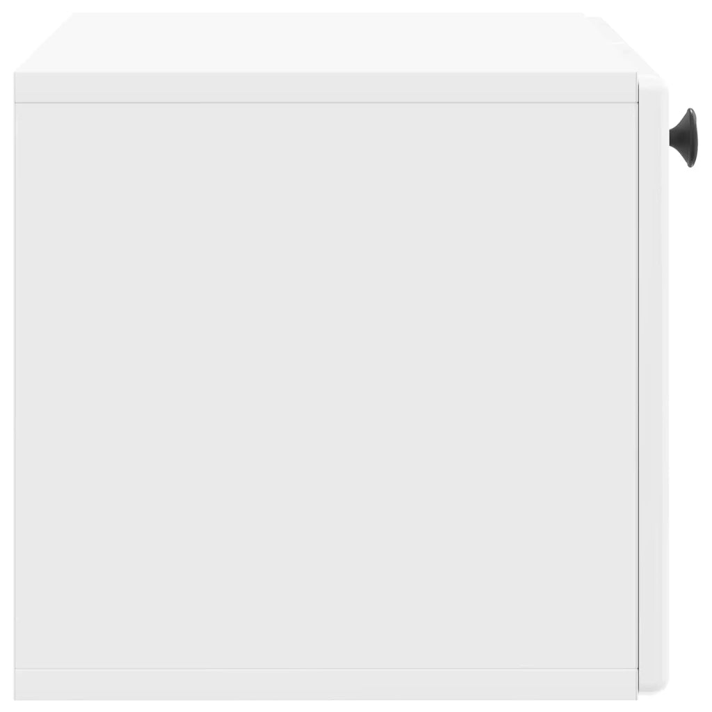 Mobile Porta TV da Muro 59,5 x 31 x 30 cm Bianco Lucido 899219