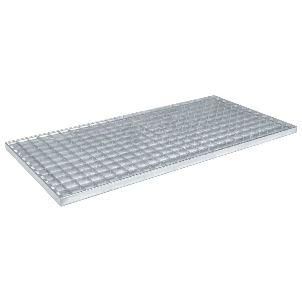 Grata Argento 80 x 40 x 2 cm Acciaio Zincato a Caldo 42018654