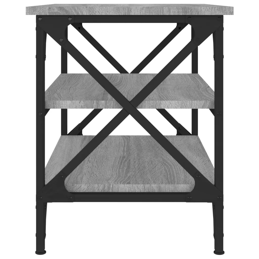 Tavolino da salotto | Tavolino da caff¨¨ | Tavolino da Soggiorno Grigio Sonoma 55x38x45 cm in Legno Multistrato