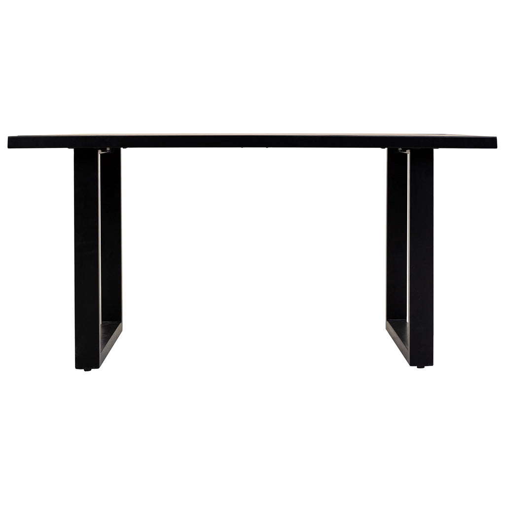 Tavolo da pranzo in parquet di mango/finitura colore DM 160x90x76
