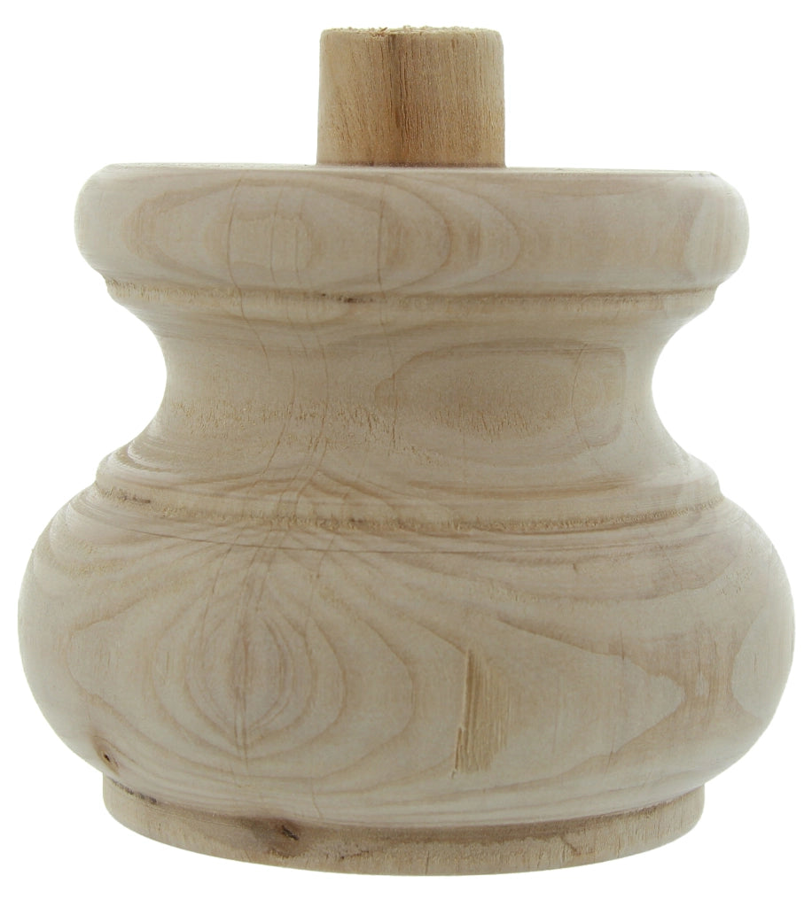PIEDE IN LEGNO ONTANO 53008 95X75 MM- 8,0 pz