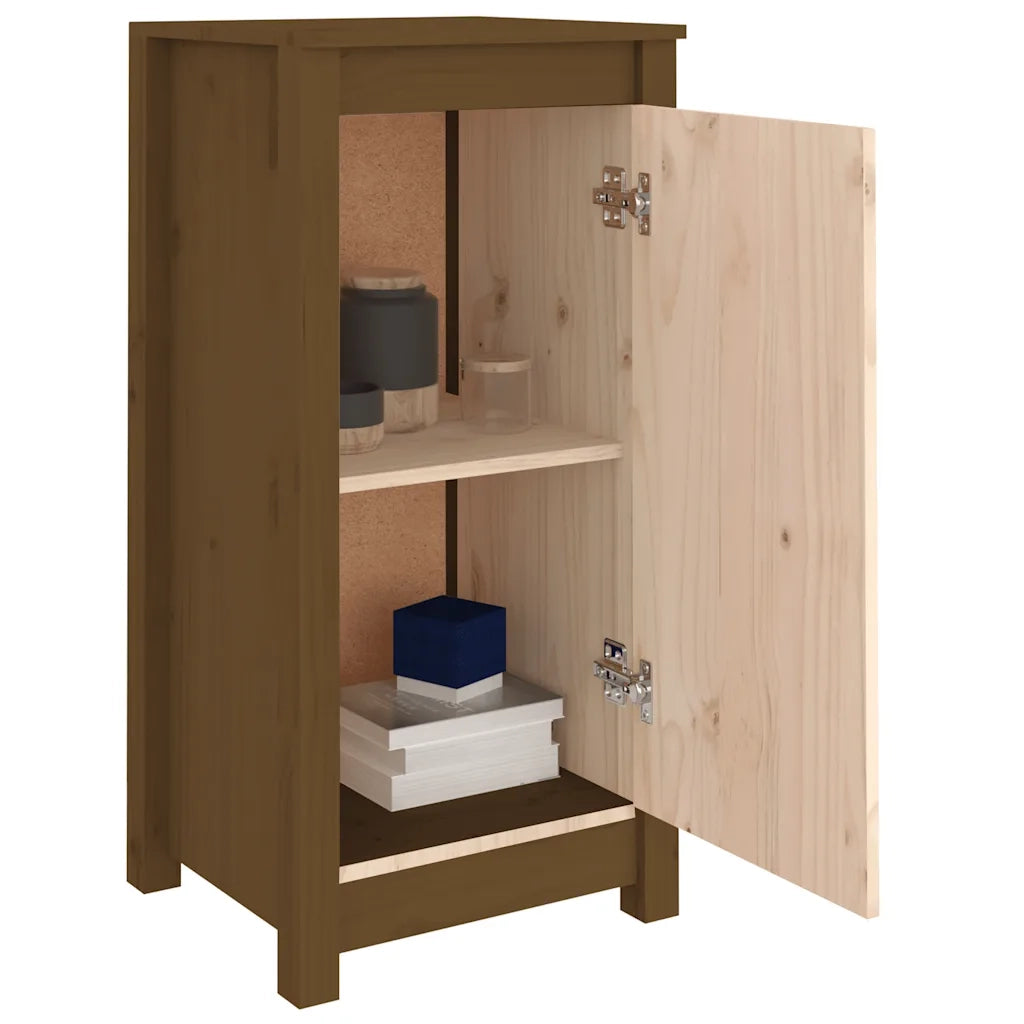 Credenze 2 pz Miele 40x35x80 cm in Legno Massello di Pino cod mxl 19456