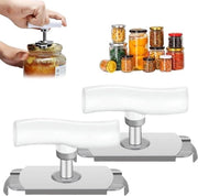 Manuale Blikopener in Acciaio Inox con Manico Antiscivolo - Aiuto in Cucina per Artrosi - 2 Pezzi
