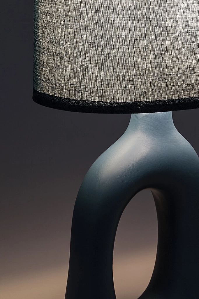 Lampada da tavolo Sylira 1xE14 blu ceramica Rabalux