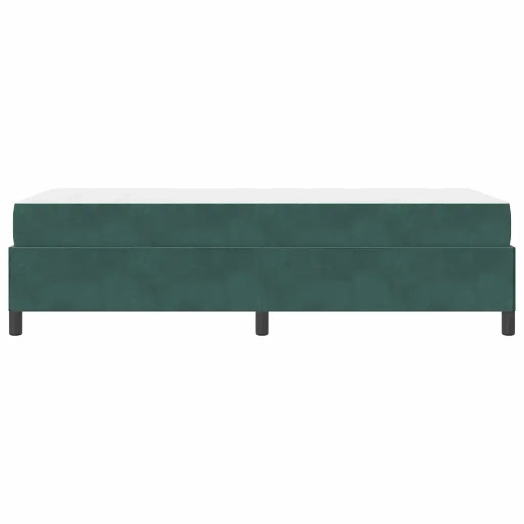 vidaXL Struttura del letto Verde scuro, Verde e Bianco 80 x 200 cm
