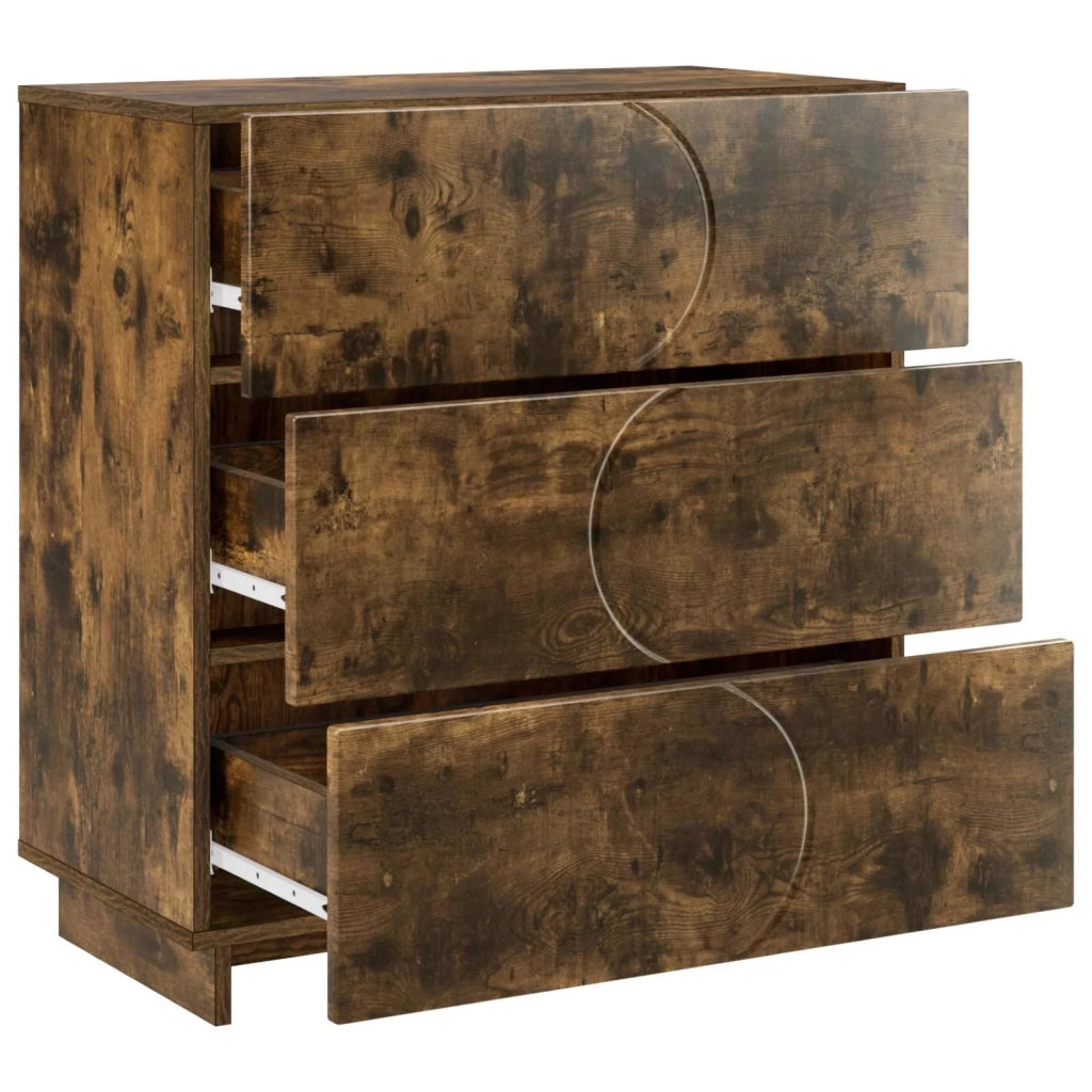 Credenza Rovere Fumo 70 x 38 x 75 cm Legno ingegnerizzato 8011527