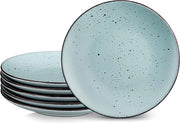 Set di piatti rotondi da 6 pezzi Ø 27 cm - insieme di piatti di ceramica piatti piani - resistente al microonde e lavastoviglie - colore semplice - set di piatti da regalo migliore per 6 persone