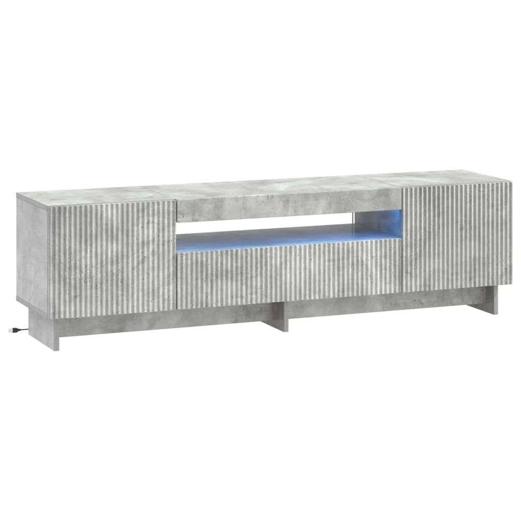 Mobile TV LED Grigio Cemento Legno ingegnerizzato 896028