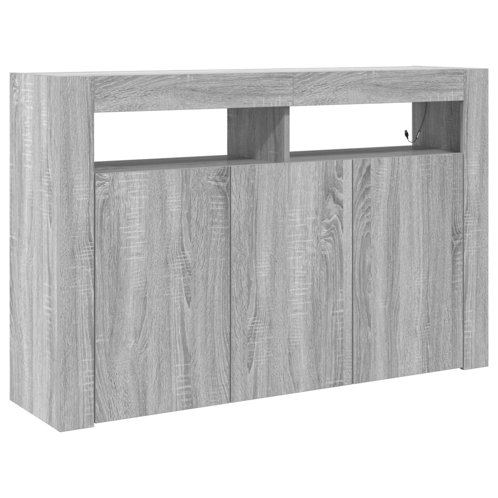 Sideboard Grigio sonoma Legno ingegnerizzato 116 x 30 x 75 cm