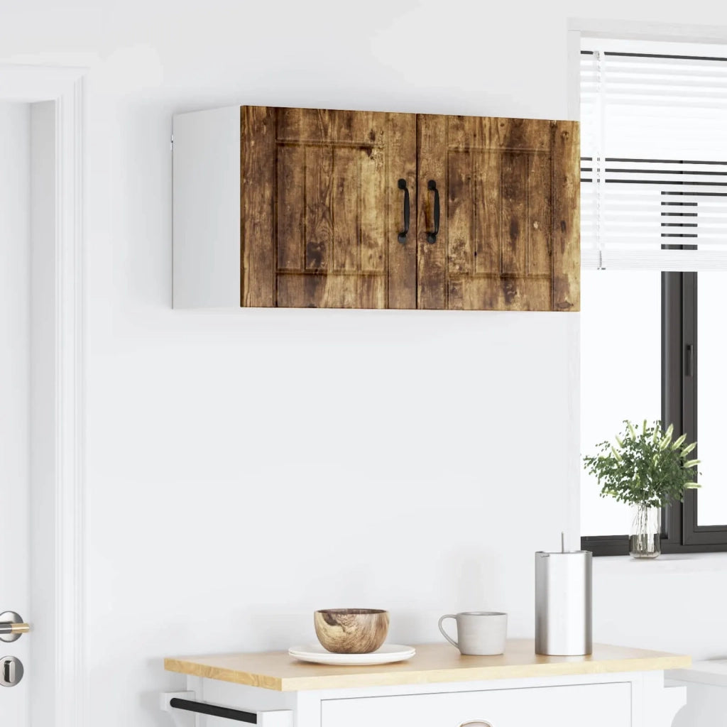 Armadietto a muro LUCCA 2 pcs Rovere Fumo 40 x 31 x 40 cm