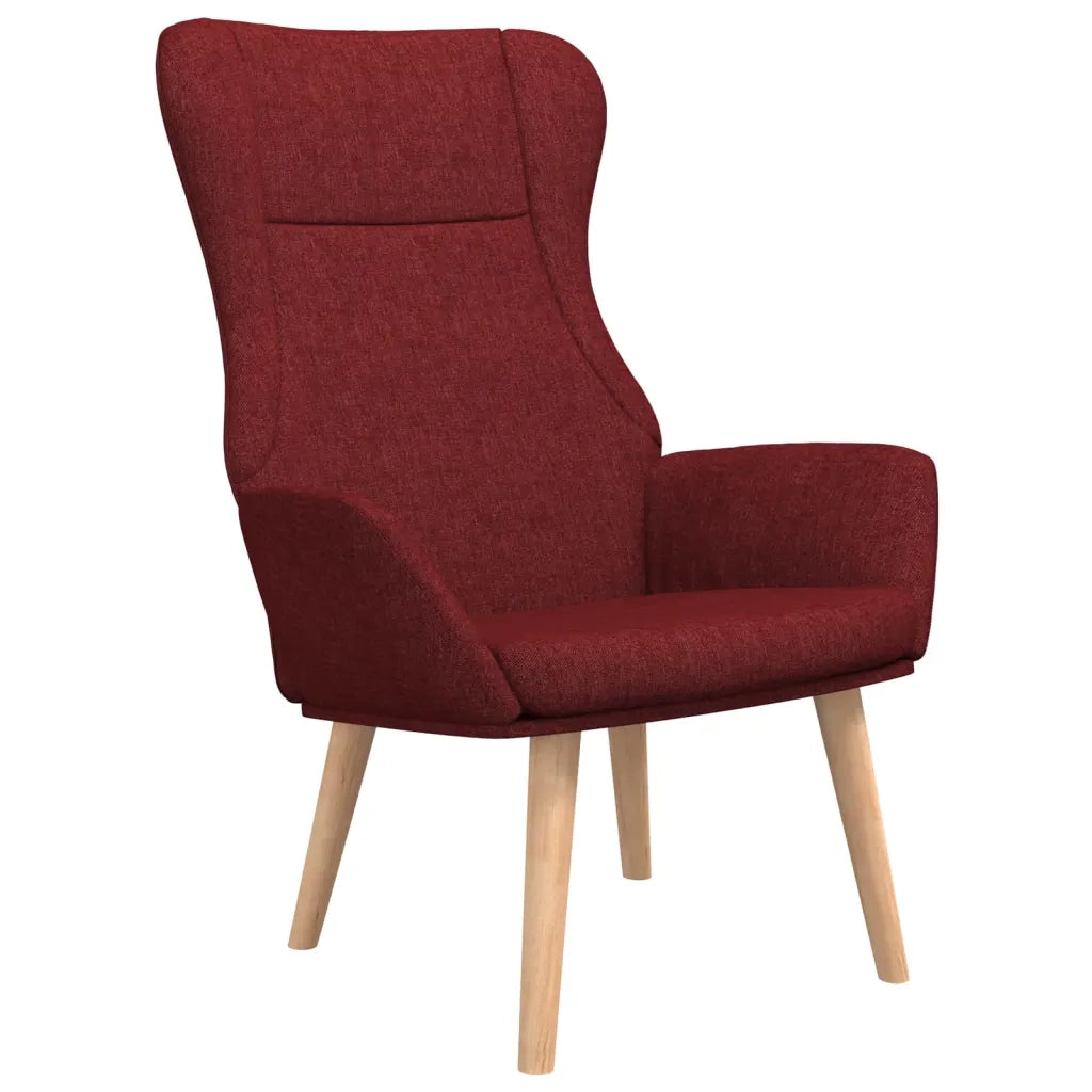 Poltrona Relax Rosso Vino in Tessuto cod mxl 15010
