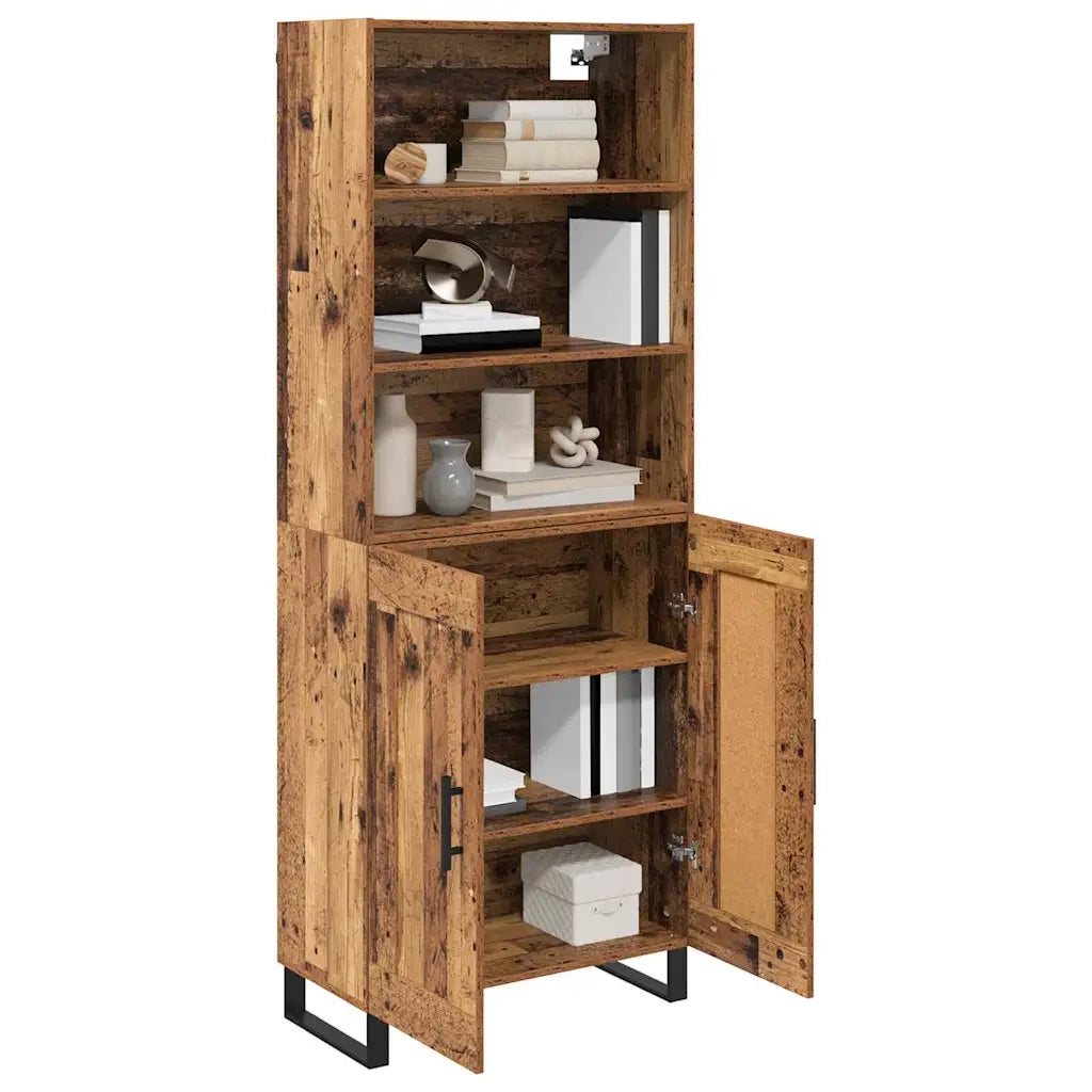 Credenza 2 pcs Legno vecchio Legno multistrato 3415768