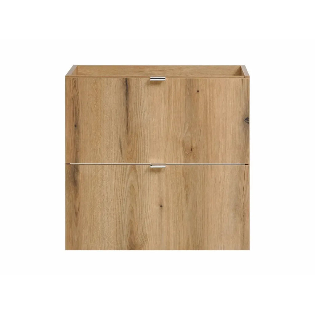 Mobile sottolavabo VANO – 2 cassetti – Colore quercia – L60 × P57 × H39 cm – Da appendere