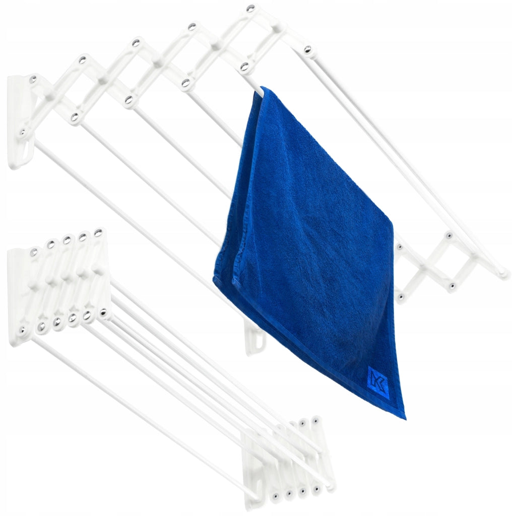 Asciugatrice per biancheria da bagno KADAX, 62 cm, a parete, plissettata