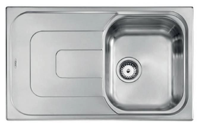 CM Pizzica 79x50 1V Lavello ad incasso Rettangolare Acciaio inossidabile