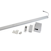 Barra Appendiabiti per armadi con luce LED Castor, batteria estraibile e sensore di movimento, L1.008 mm, Tecnoplastic..