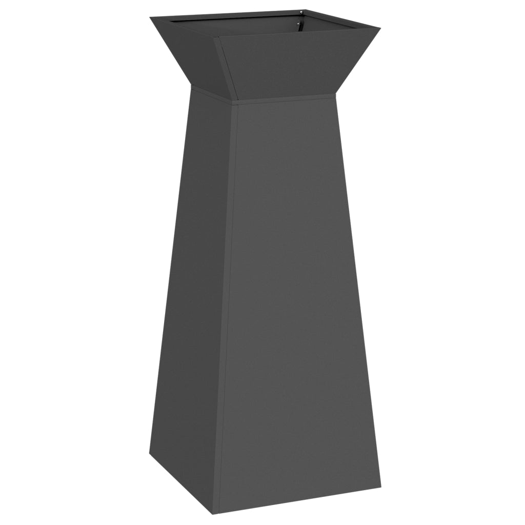 Supporto per Piante Nero Metallo 40 x 40 x 101 cm Fioriere