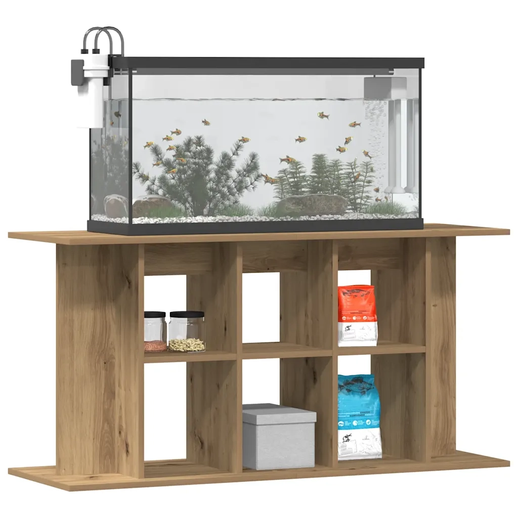 Supporto Acquario 120x40x60 cm Multistrato Rovere Artigianale