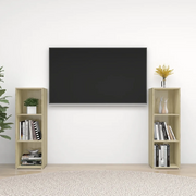 Mobili TV 2 pz Rovere Sonoma 107x35x37 cm in Legno Multistrato 3079910