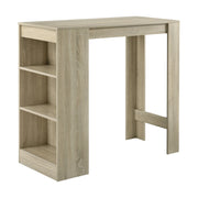Tavolo da bar con contenitore tavolo da bistrot alto 110 cm effetto rovere 03_0006189