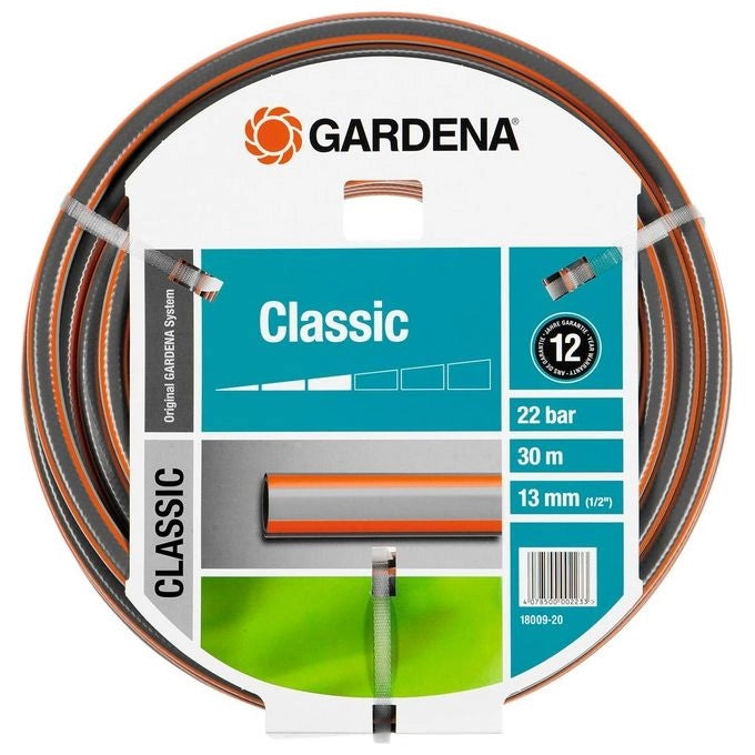Gardena 18009-20 pompa da giardino 30 m PVC Grigio, Arancione