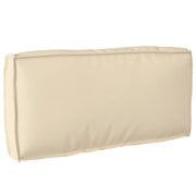 Cuscino Pallet per Schienale Beige 80x40x12 cm