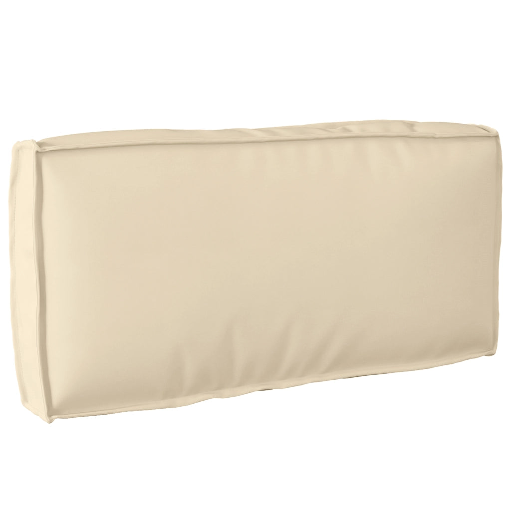 Cuscino Pallet per Schienale Beige 80x40x12 cm