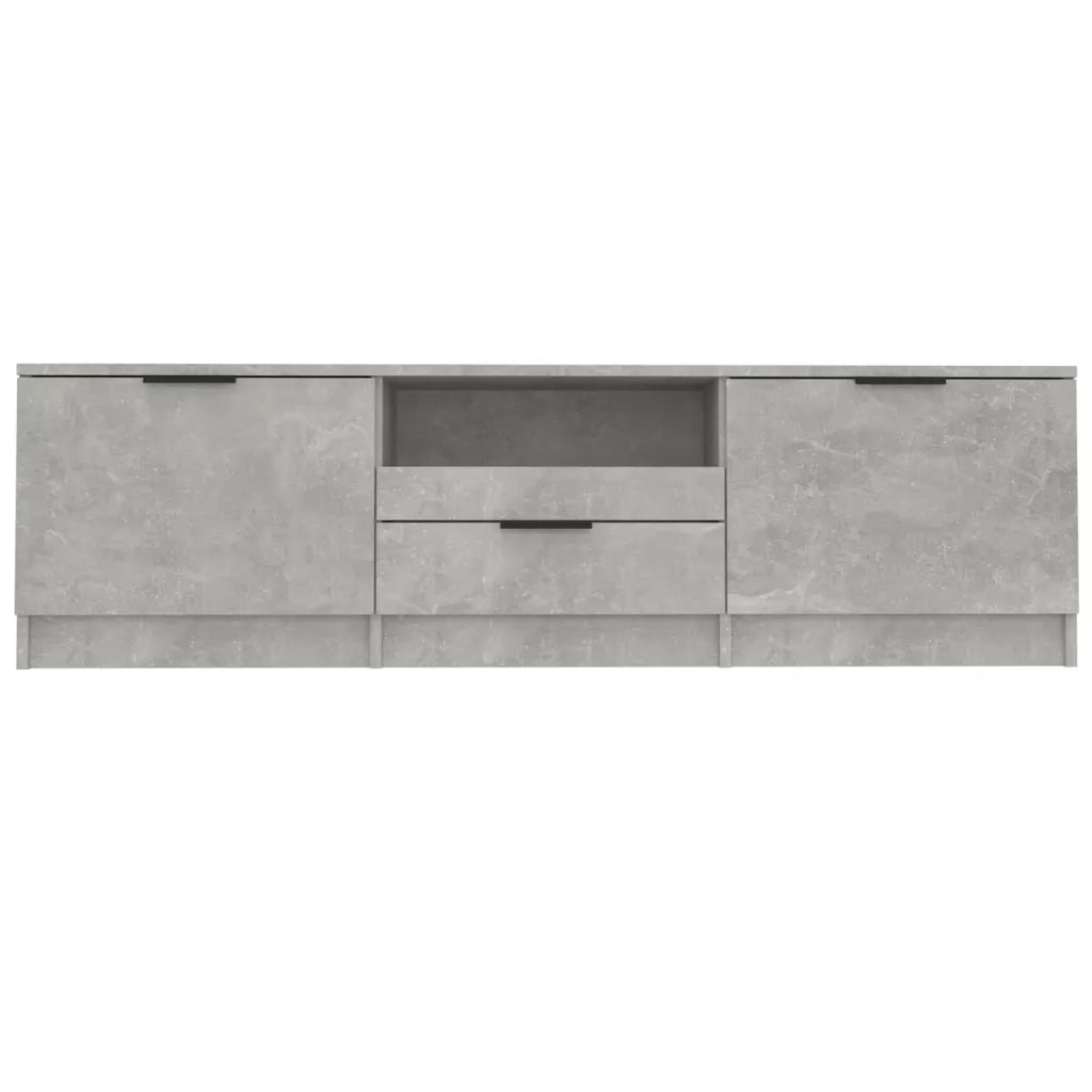 Mobile per TV Grigio Cemento 140x35x40cm Legno Multistrato 811452